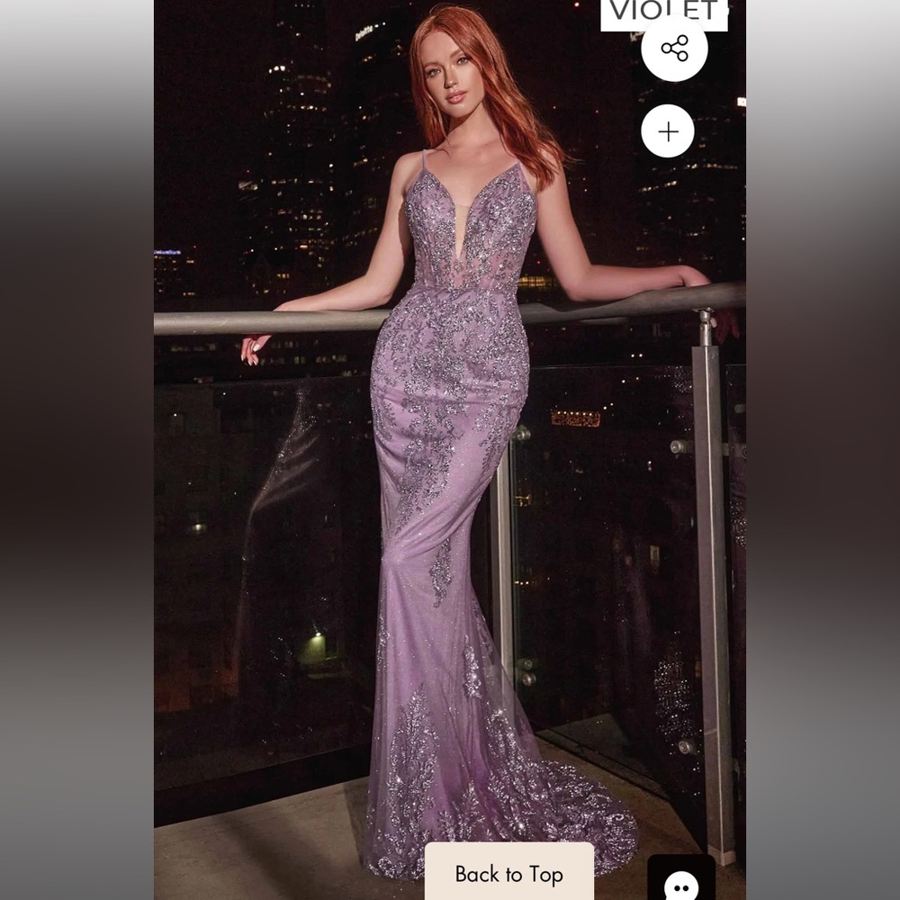Lavender prom dress